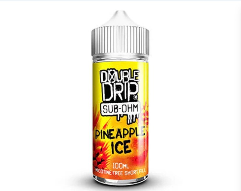 Double Double Drip Pineapple Ice 100ml Shortfill