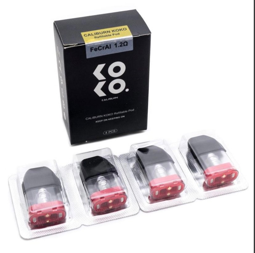 Uwell Uwell Caliburn Koko Refillable Pod 1.2ohm (Original Caliburn/Koko) - 4 Pack