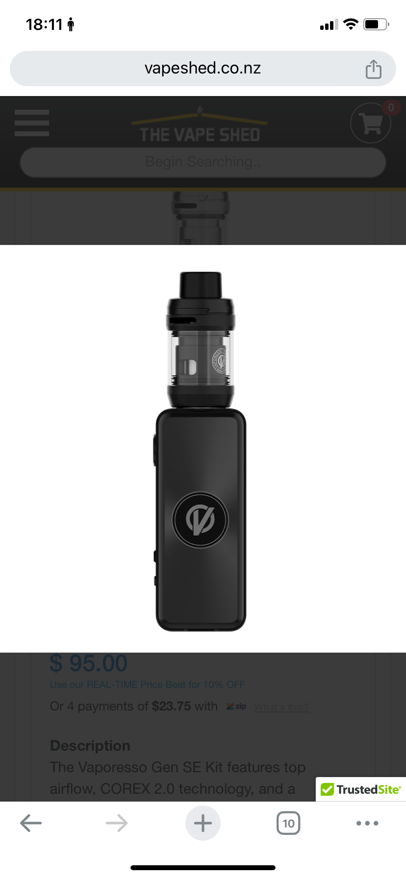 Vaporesso Vaporesso Gen SE (iTank T) Kit
