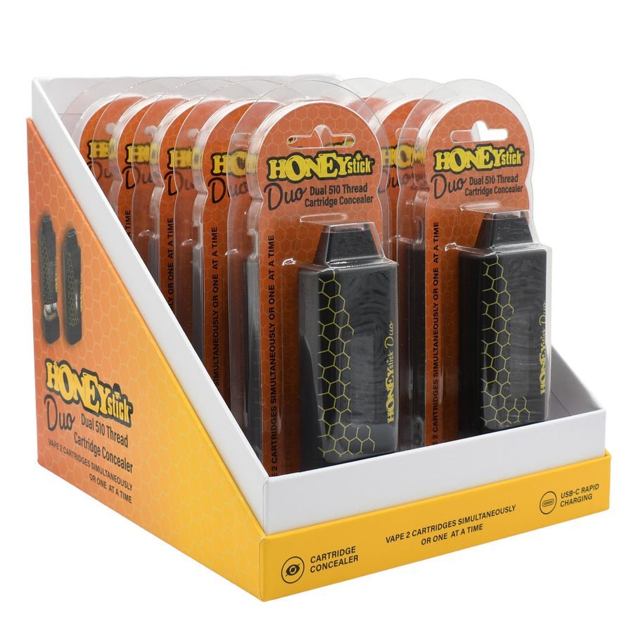 HoneyStick HoneyStick DUO Cartridge Vape - Autodraw Dual 510 Cart Battery(10PC DUO POP)