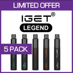 Vape Link IGET LEGEND – 4000 PUFFS – 5 PACK