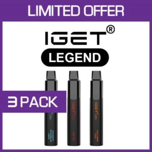 Vape Link IGET LEGEND – 4000 PUFFS – 3 PACK