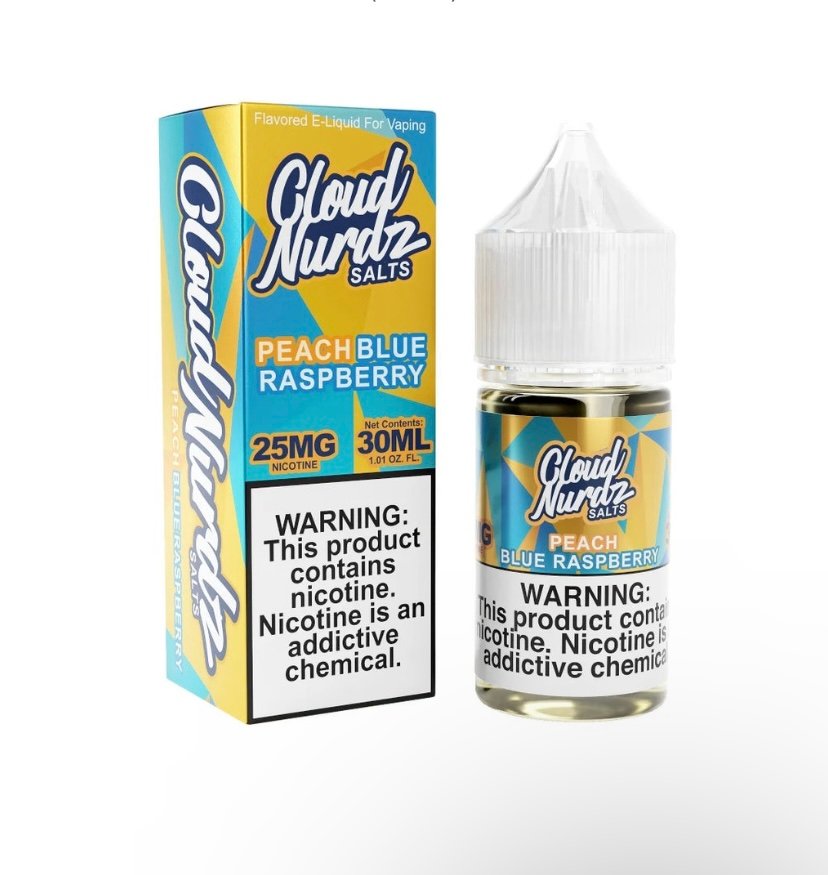 Cloud Cloud Nurdz Salt - Peach Blue Razz Iced (30ml)