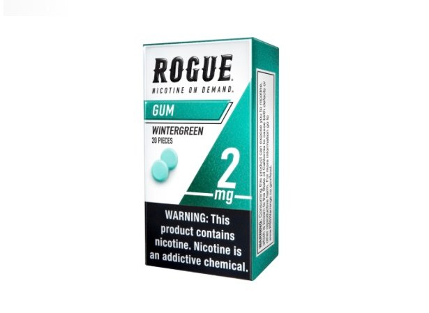 Nicotine Rogue Wintergreen 2MG, Nicotine gum