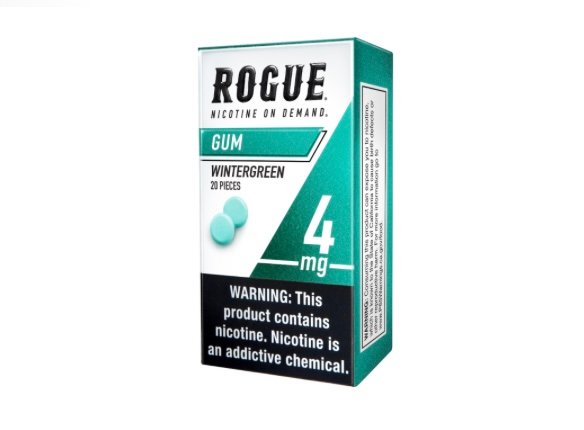 Nicotine Rogue Wintergreen 4MG, Nicotine gum