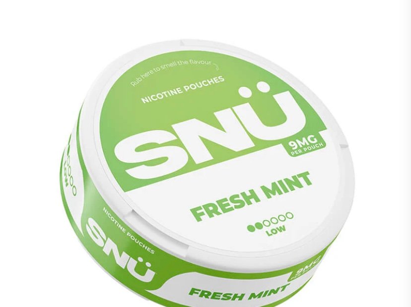 Nicotine SNU Fresh Mint Nic Pouches by Bar Juice