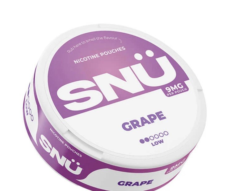 Nicotine SNU Grape Nic Pouches by Bar Juice