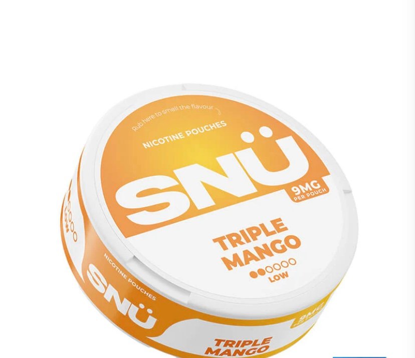 Nicotine SNU Triple Mango Nic Pouches by Bar Juice
