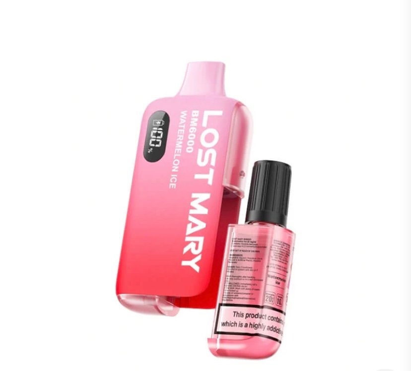 Lost Lost Mary BM6000 Watermelon Ice Disposable Vape - 20mg