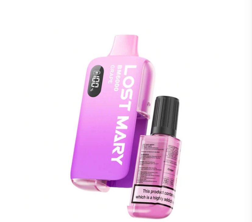 Lost Lost Mary BM6000 Grape Disposable Vape - 20mg