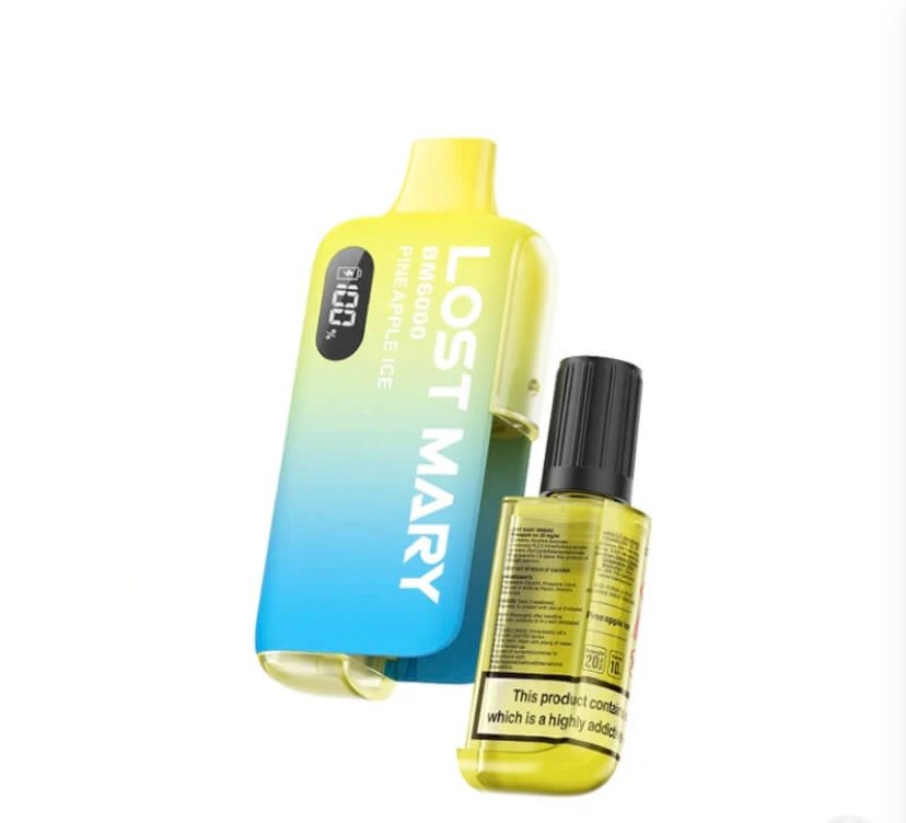 Lost Lost Mary BM6000 Pineapple Ice Disposable Vape - 20mg