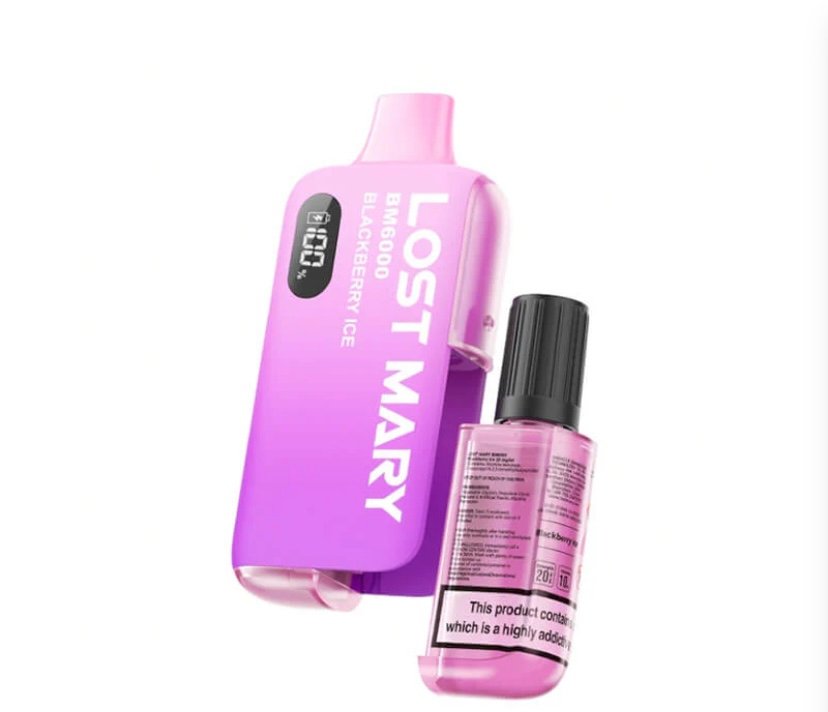 Lost Lost Mary BM6000 Blackberry Ice Disposable Vape - 20mg
