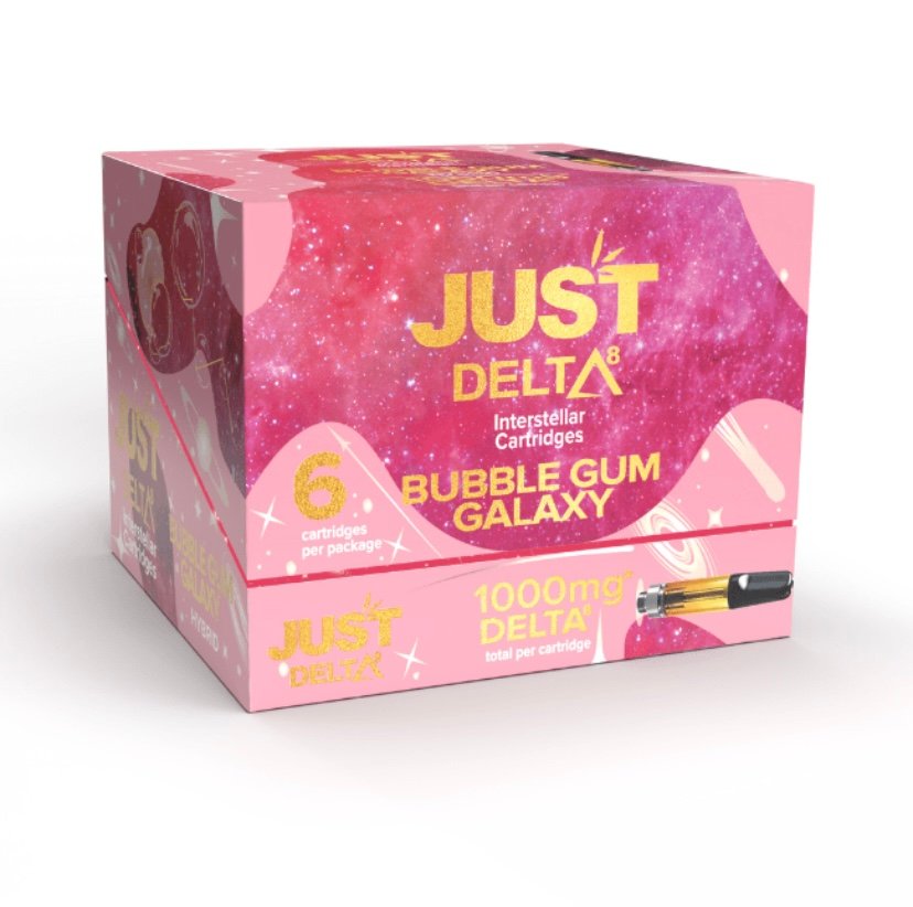 Vape Link Delta 8 Cartridge 6 Pack Bubble Gum Galaxy