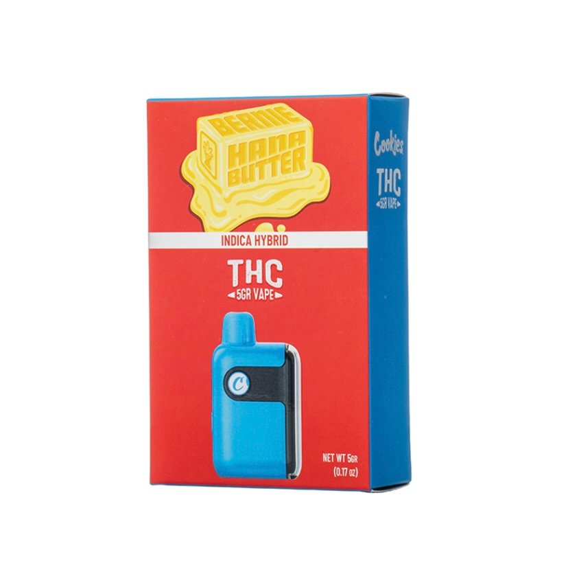 Delta 8 Bernie Hana Butter COOKIES THC DISPOSABLE 5G