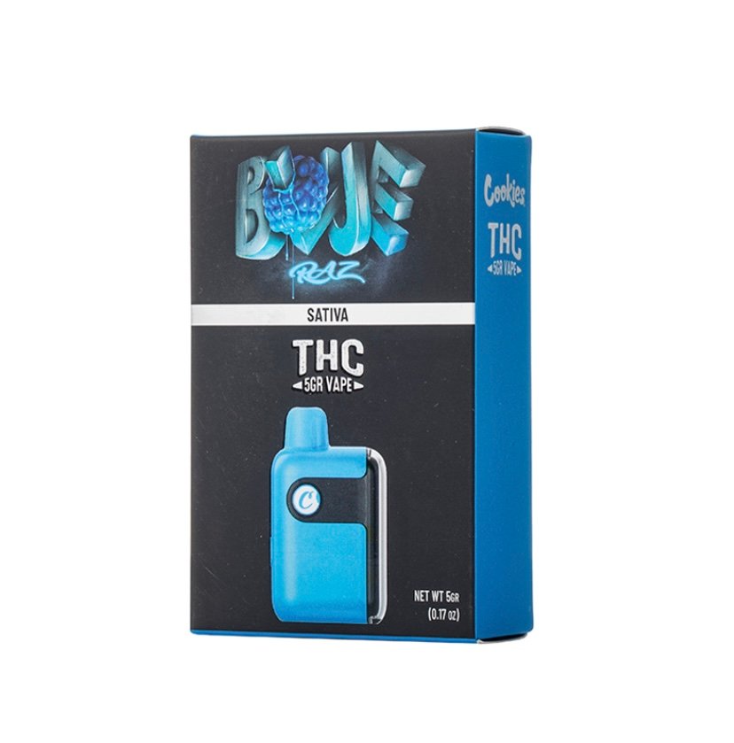 Delta 8 Blue Razz Cookies THC Disposable 5G