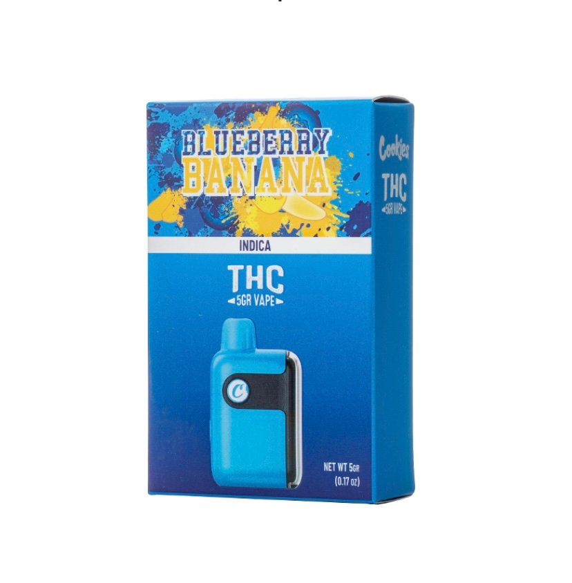 Delta 8 Blueberry Banana Cookies THC Disposable 5G