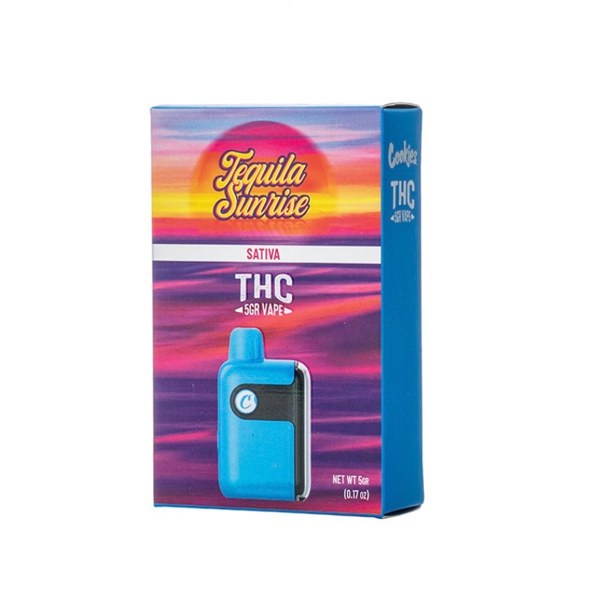 Delta 8 Tequila Sunrise Cookies THC Disposable 5G