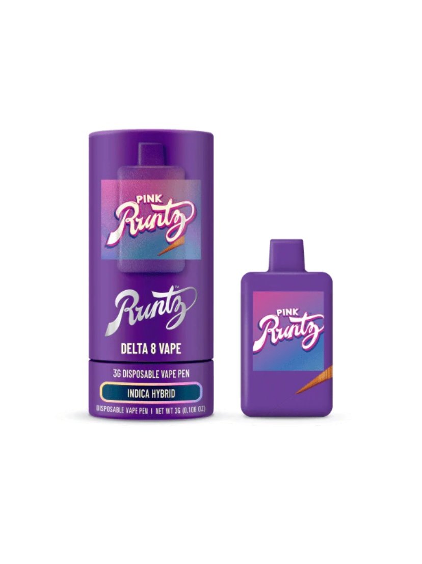 Delta 8 Pink Runtz  (Indica Hybrid)-Cookies Delta 8 Disposable 3G