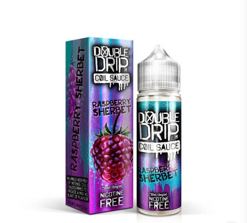 Double Double Drip Raspberry Sherbet Short Fill E-Liquid 50ml