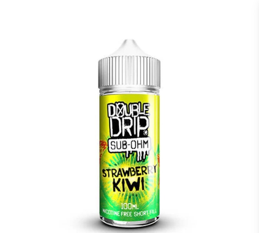 Double Double Drip Strawberry Kiwi 100ml Shortfill