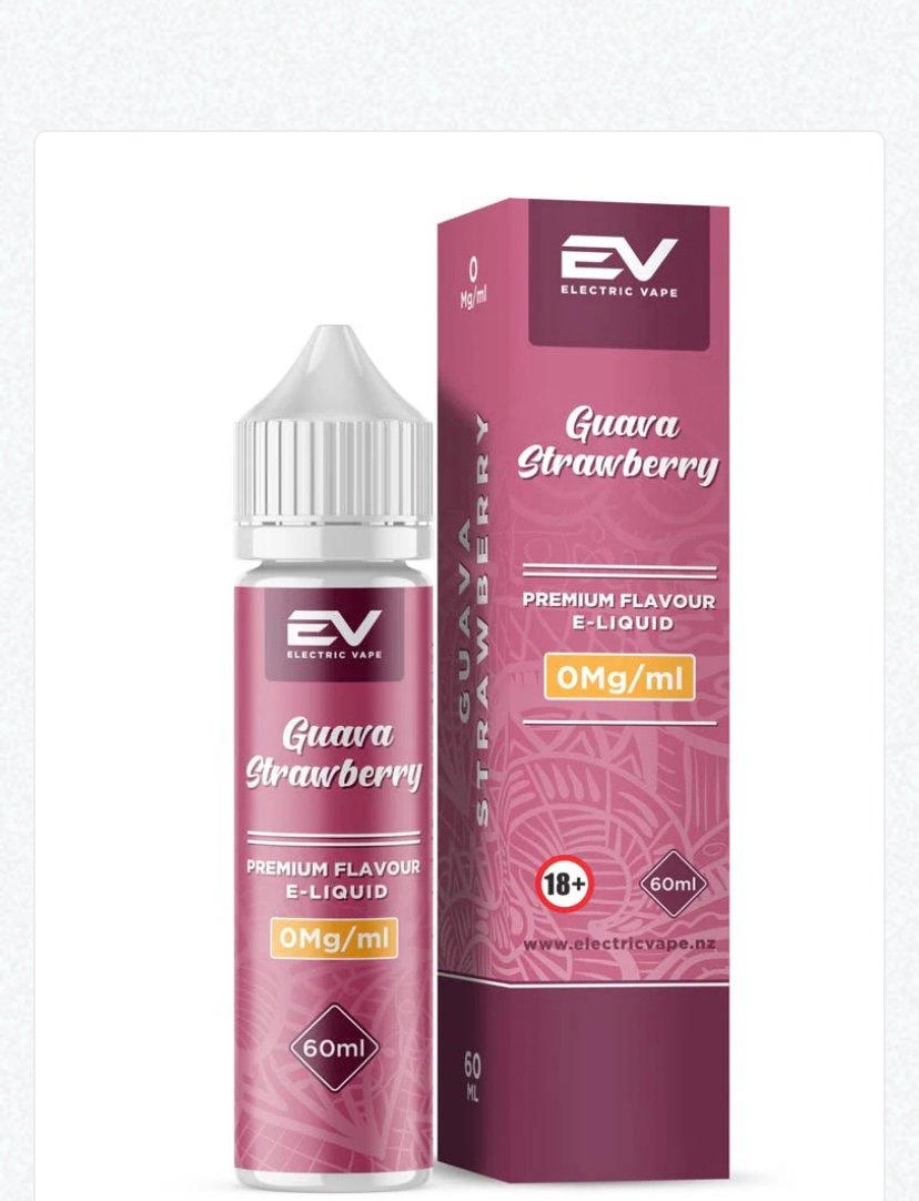 (Iced (Iced Edition)GUAVA STRAWBERRY E-LIQUID