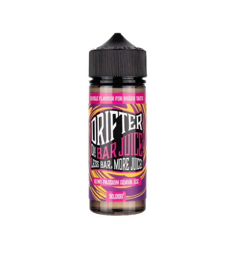 Kiwi Kiwi Passion & Guava Ice 100ml (50/50) Shortfill E-Liquid by Drifter