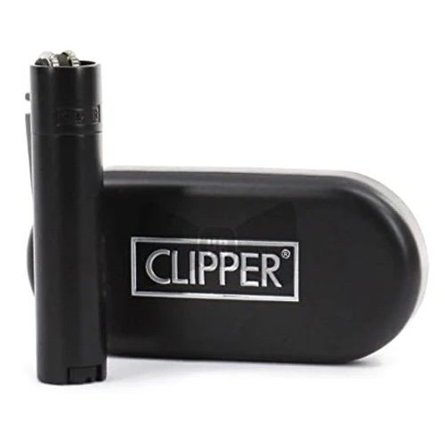 Clipper Clipper Metal Flint Lighter - Black Matt