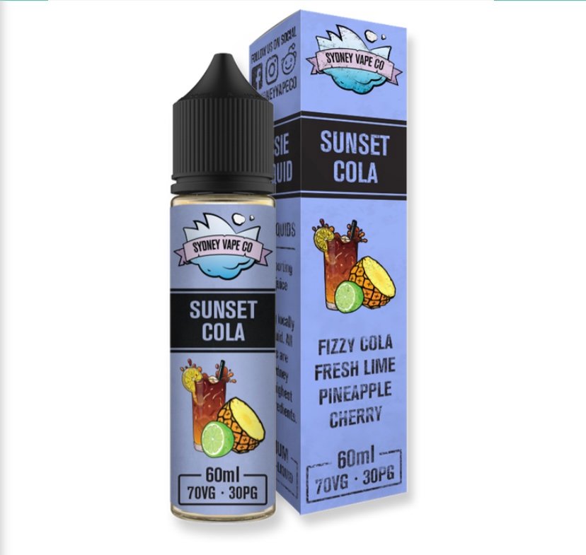 Sydney Sydney Vape Co. Sunset Cola 60mli