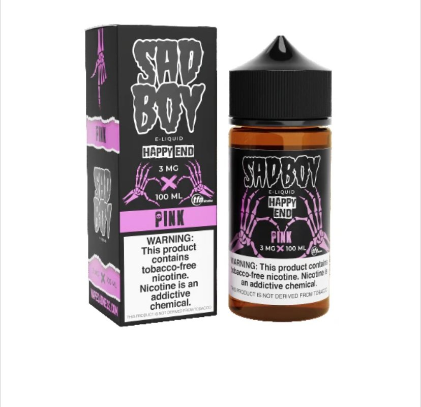 Happy Happy End Pink Cotton Candy by Sadboy 100ml(STRAWBERRY COTTON CANDY)