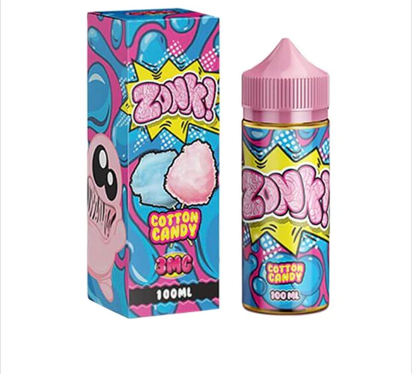 Cotton Cotton Candy by Zonk! 100ml(COTTON CANDY BUBBLE GUM)