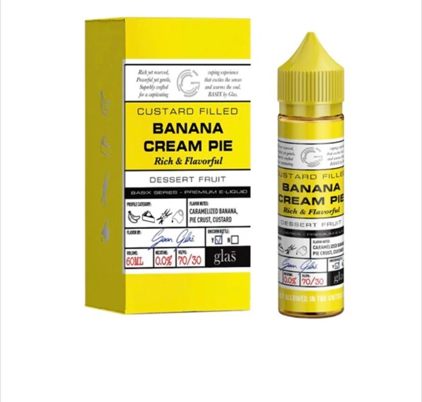 Banana Banana Cream Pie by Glas Basix Series 60ml