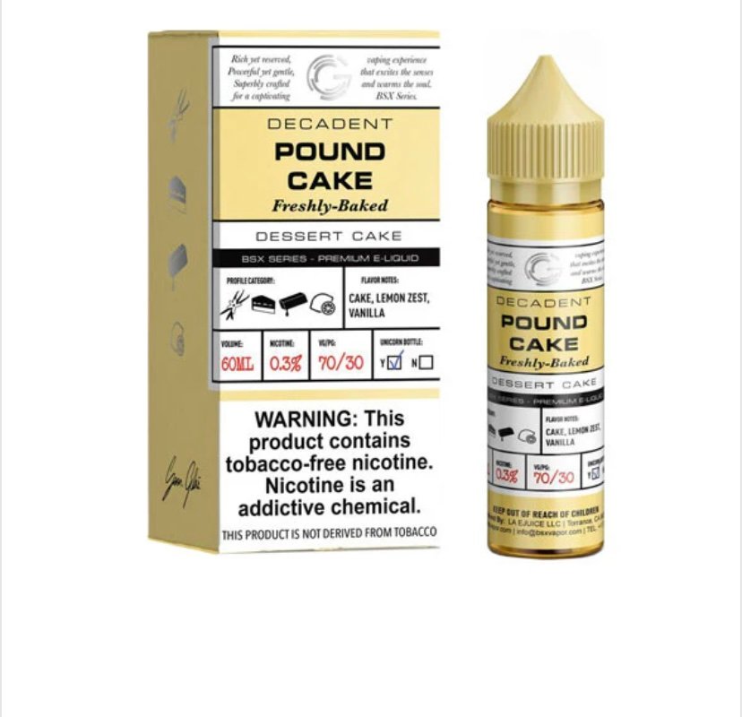 Pound Pound Cake by Glas Basix Series 60ml
