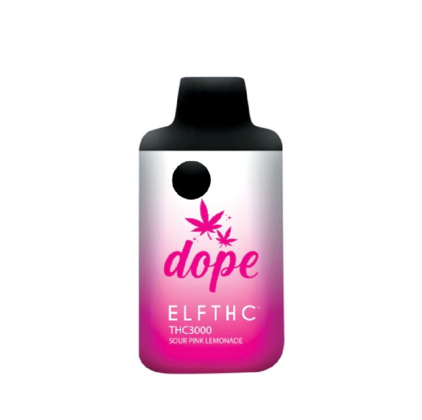 Delta 8 Sour Pink Lemonade High Potency Blend Delta 8 + THC-P + THC-X 3g Disposable By ELF THC
