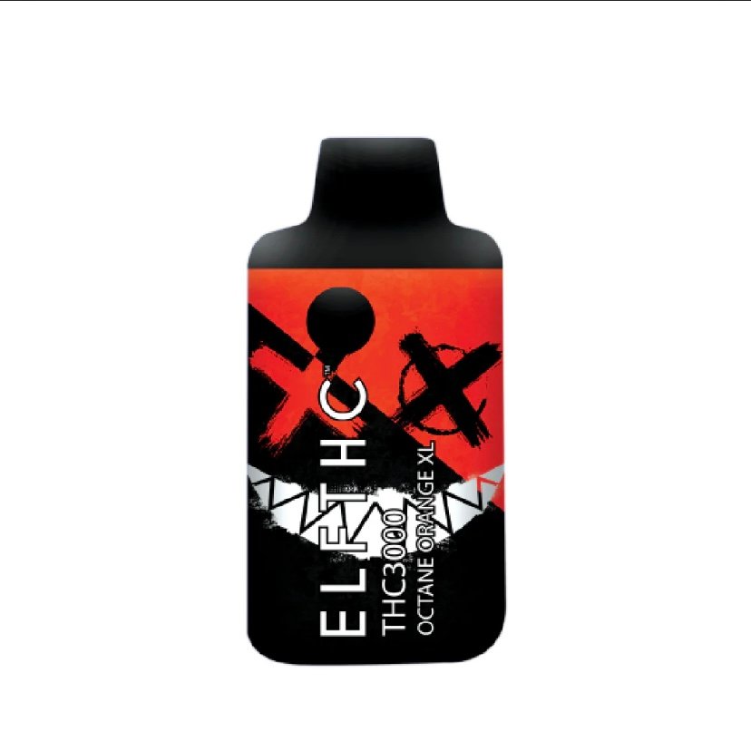 Delta 8 Octane Orange XL High Potency Blend Delta 8 + THC-P + THC-X 3g Disposable By ELF THC
