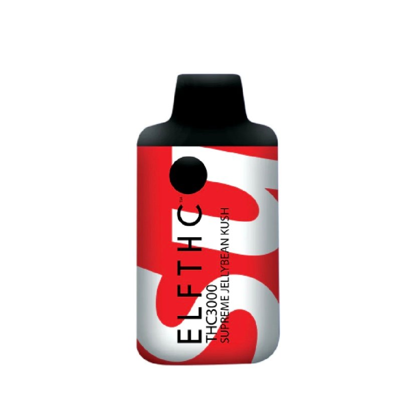 Delta 8 Supreme Jellybean Kush High Potency Blend Delta 8 + THC-P + THC-X 3g Disposable By ELF THC
