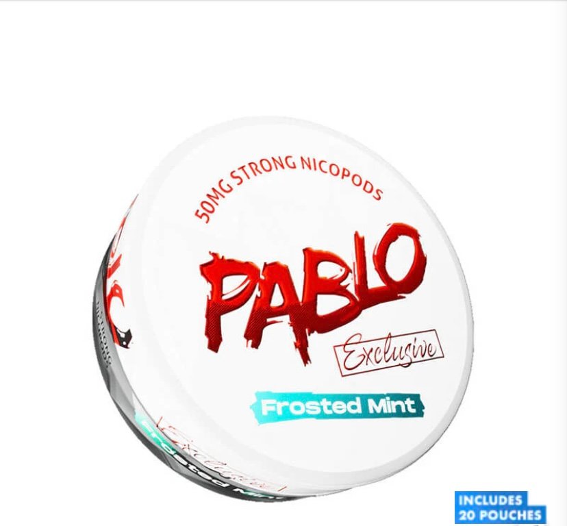 Nicotine Pablo Frosted Mint Nic Pouches - 30mg