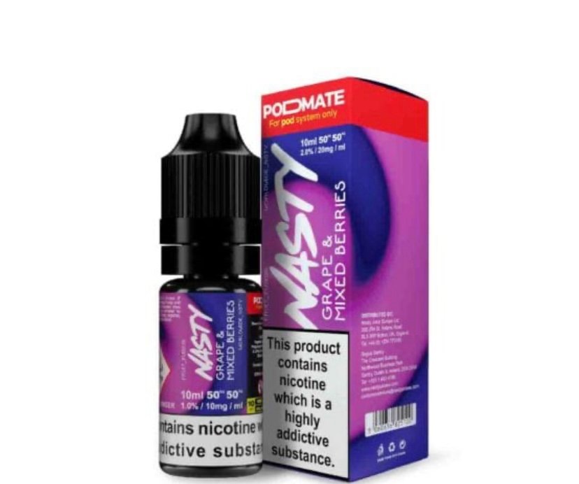 Nasty Nasty PodMate Nic Salt - Grape & Mixed Berries 10ml E-liquid