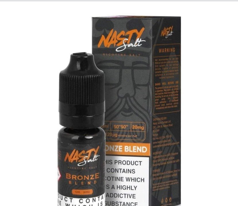 Nasty Nasty Juice Nic Salt 10ml - Bronze Blend