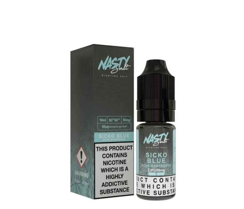 Nasty Nasty Juice Shisha Nic Salts 10ml - Sicko Blue