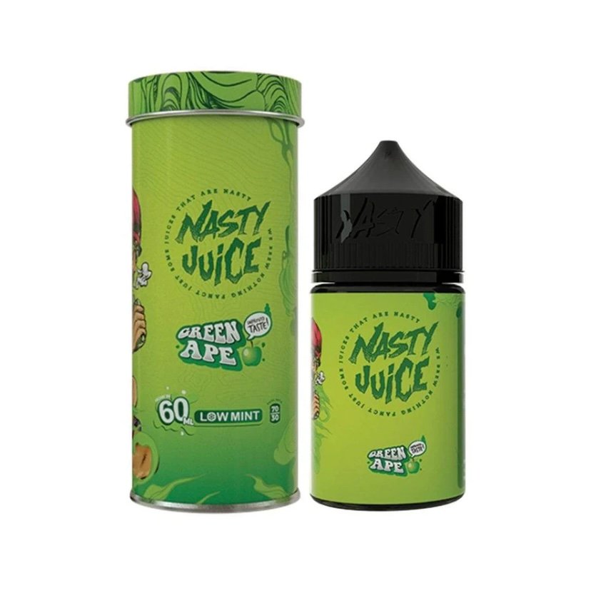 NASTY NASTY JUICE 50ML SHORTFILL - Green Ape - Green Apple (Copy)