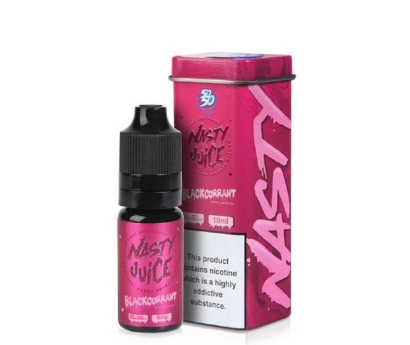 NASTY NASTY JUICE 10ml E-Liquid - Wicked Haze - Blackcurrant Lemonade 50/50