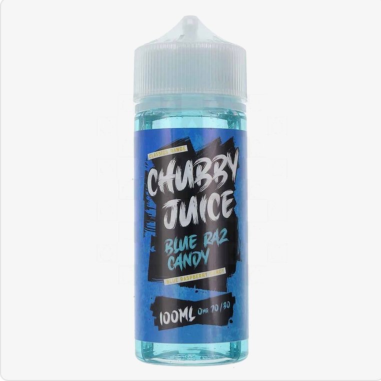 Blue Blue Raz Candy by Chubby Juice E-Liquid | 100ml Short Fill