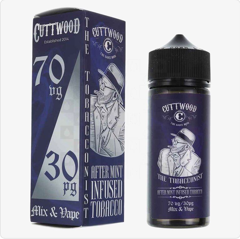 After After Mint Infused Tobacco | The Tobacconist by Cuttwood E Liquid | 100ml Short Fill