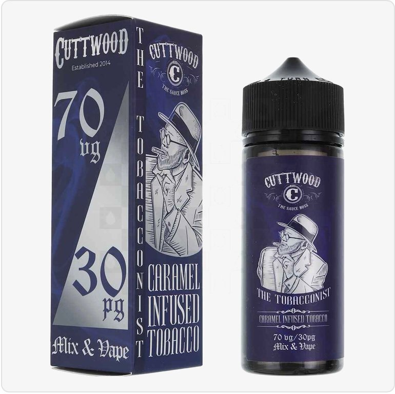 Caramel Caramel Infused Tobacco | The Tobacconist by Cuttwood E Liquid | 100ml Short Fill