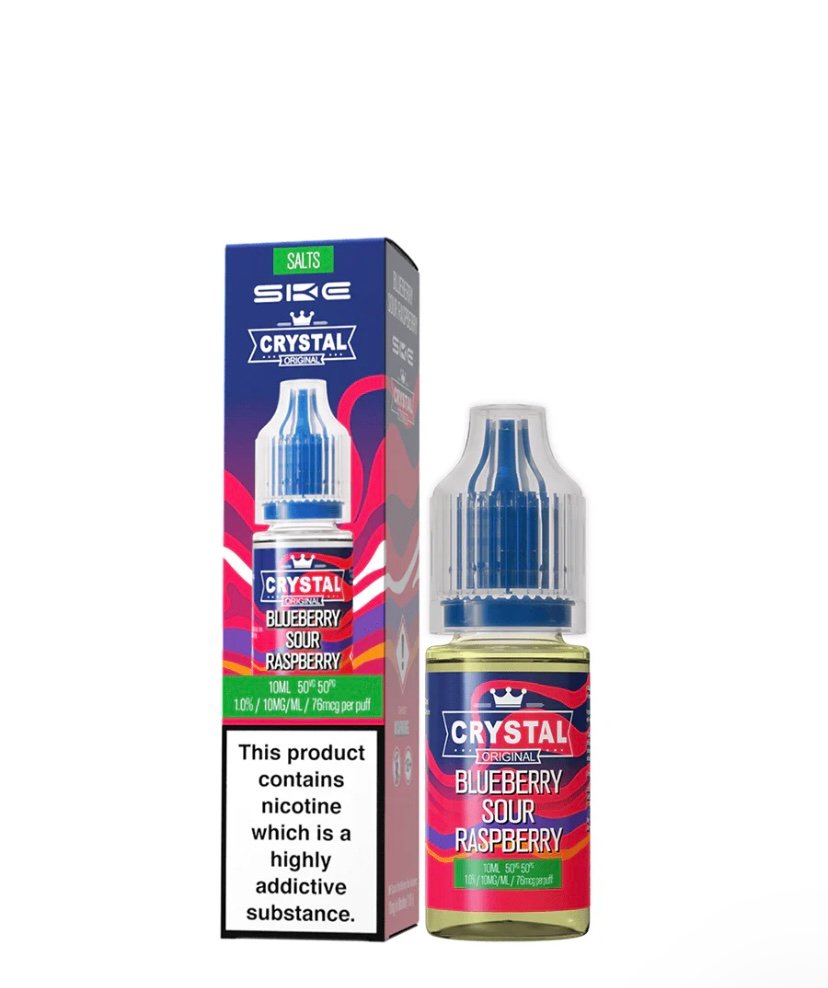 Blueberry Blueberry Sour Raspberry Crystal Vape Juice by SKE