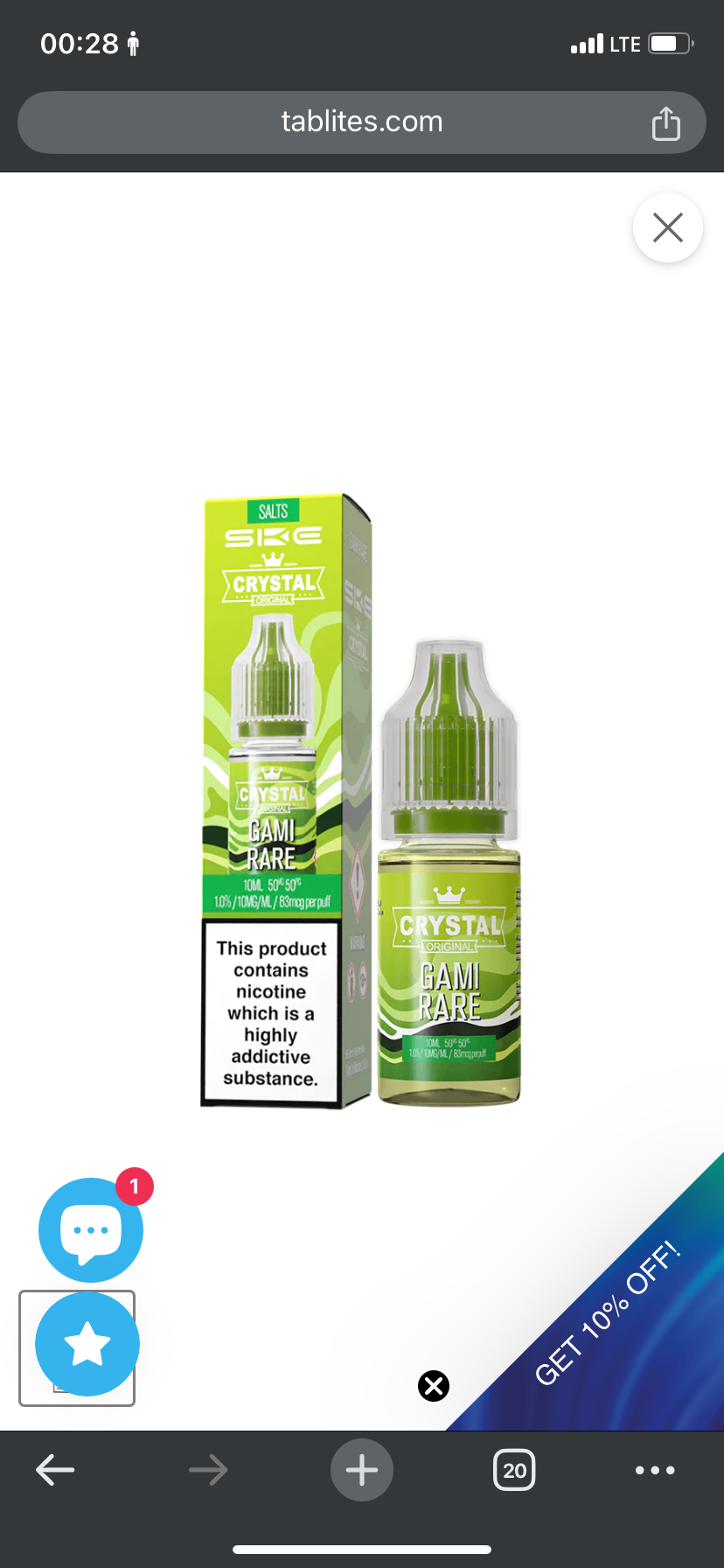 Gami Gami Rare Crystal Vape Juice by SKE
