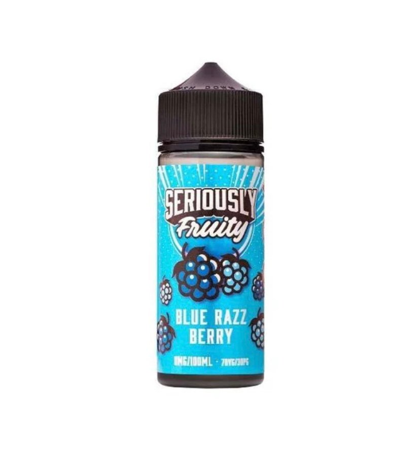 Blue Blue Razz Berry 100ml Shortfill E-Liquid by Seriously Fruity