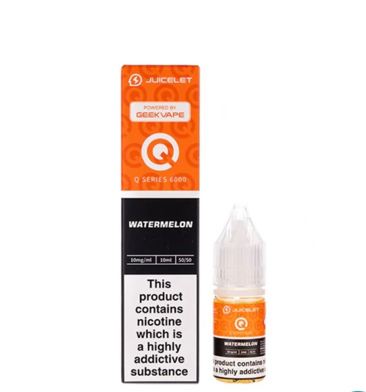 Geekvape GeekVape Watermelon Q Series 6000 Nic Salt E-Liquid by Juicelet