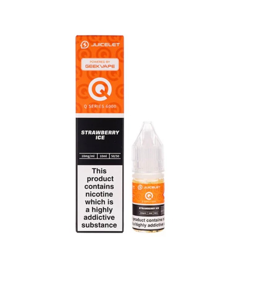 Geekvape Strawberry Ice Q Series 6000 Nic Salt E-Liquid by Juicelet