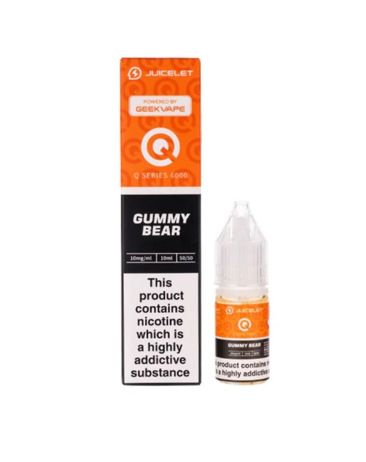 Geekvape Gummy Bear Q Series 6000 Nic Salt E-Liquid by Juicelet